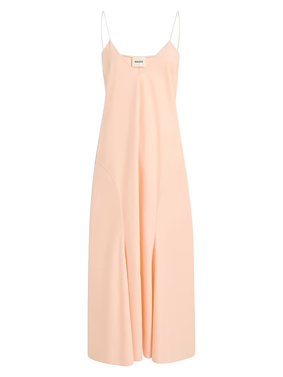 Women's Iben Cotton Midi-Dress - Light Peach - Size 2