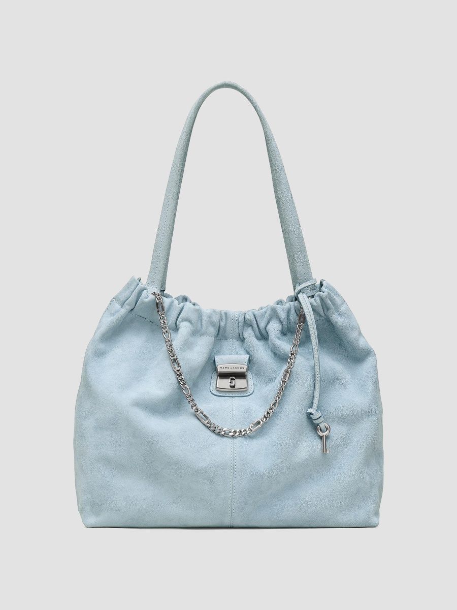 Marc Jacobs Women's The Cristina Suede Tote Bag - Blue Mist