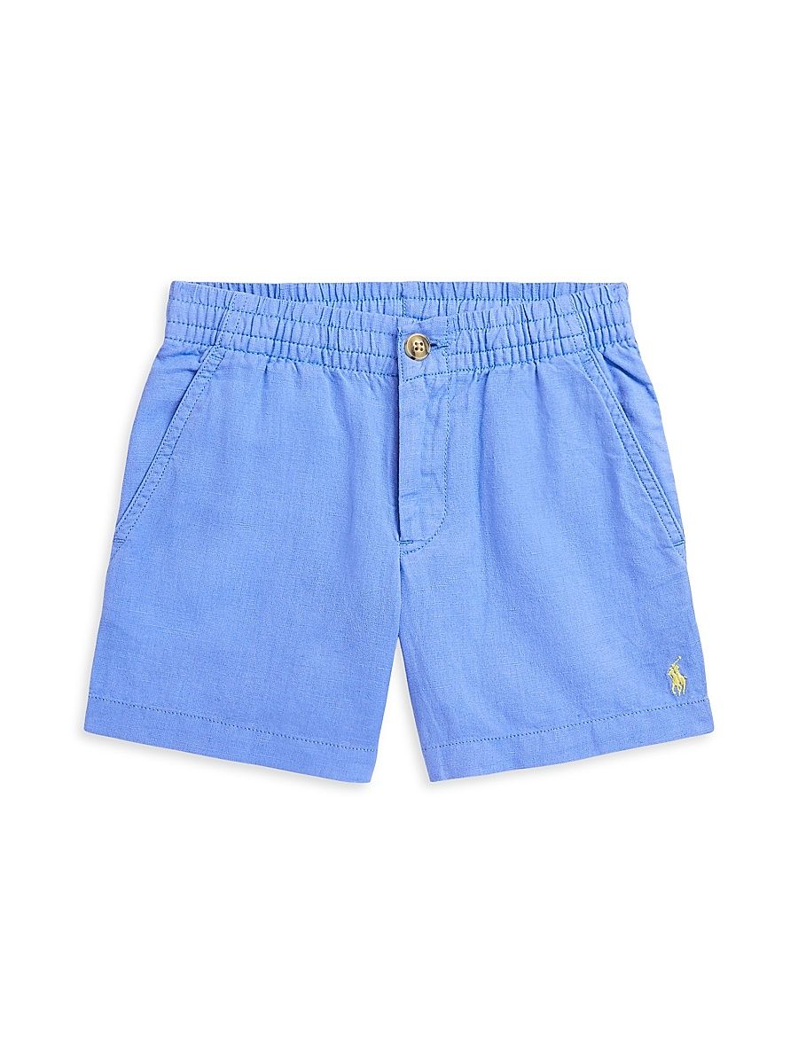 Little Boy's & Boy's Prepster Flat Front Shorts - Harbor Island Blue - Size 8