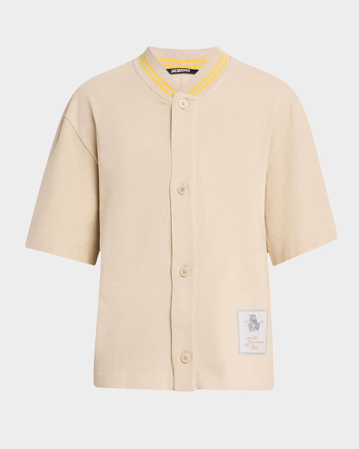 Men & apos;s Button-Down Baseball Shirt