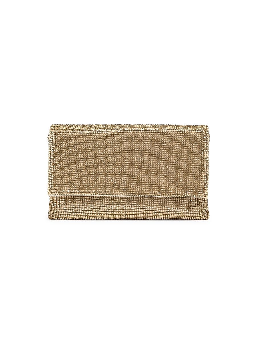 Women's Gemma Mesh Clutch - Gold