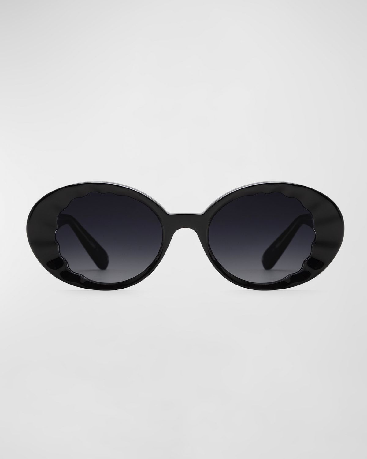 Alixie Acetate Oval Sunglasses