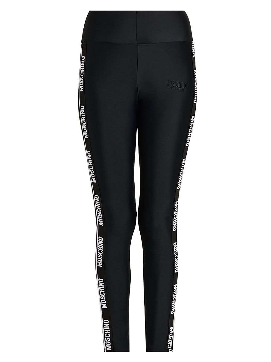 Women's Logo Tech-Fabric Leggings - Black - Size XL