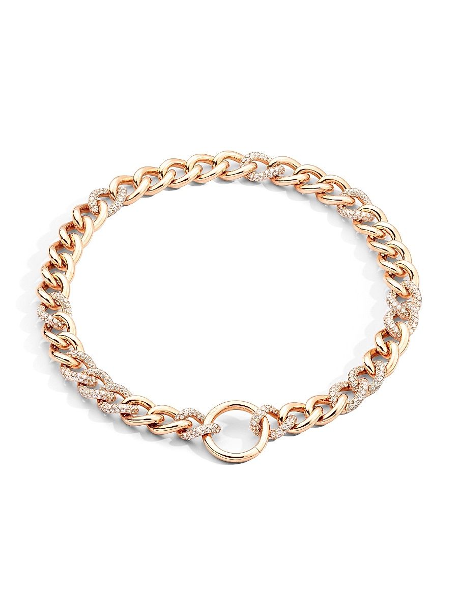 Women's Catene 18K Rose Gold & Diamond Necklace