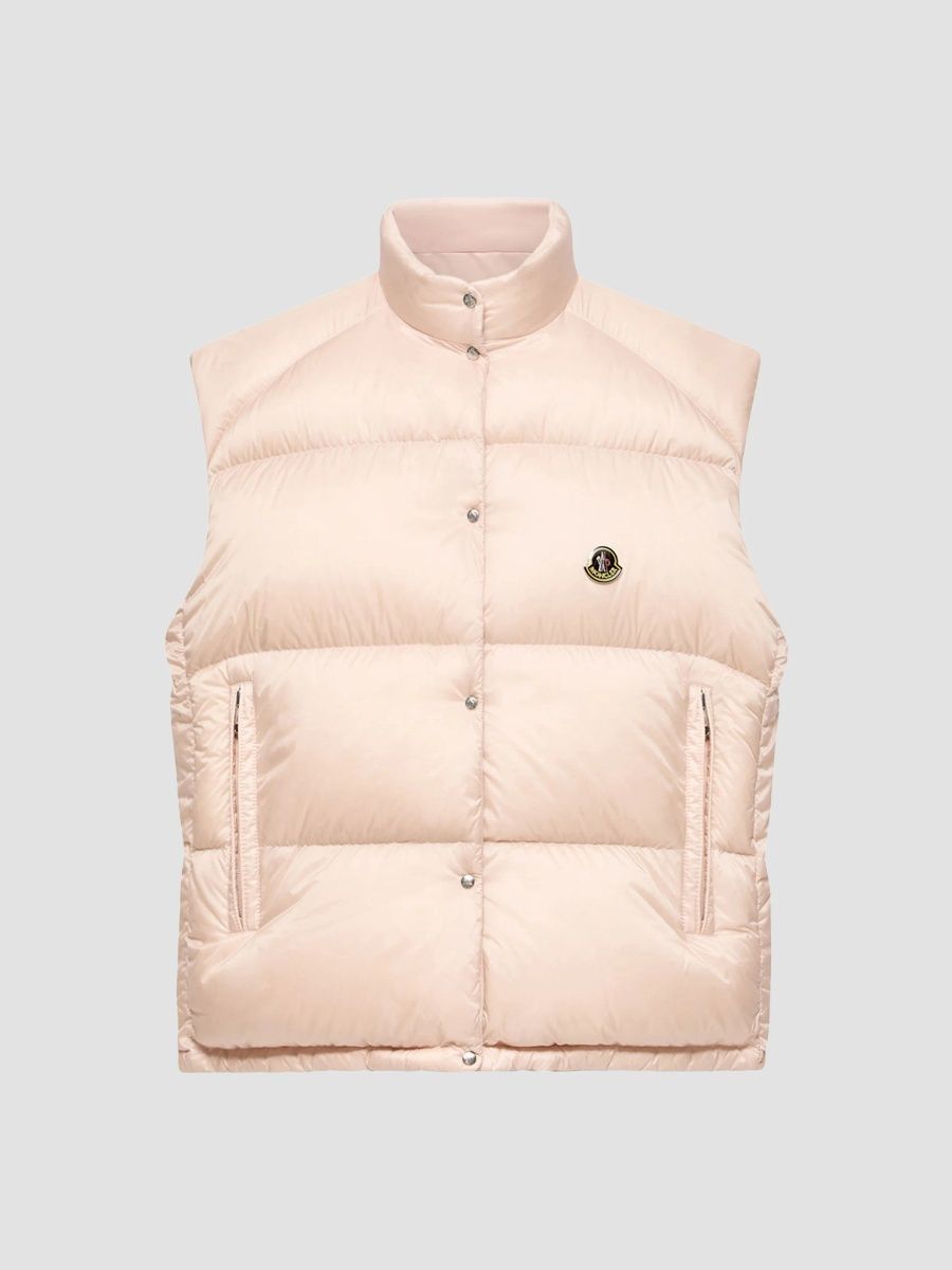 Moncler Women's Padded Tibb Vest - Light Pink - Size XS