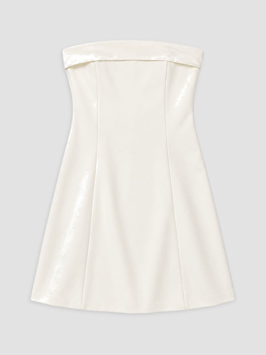 Theme Girl's Girl's Yael Strapless Minidress - Winter White - Size 7
