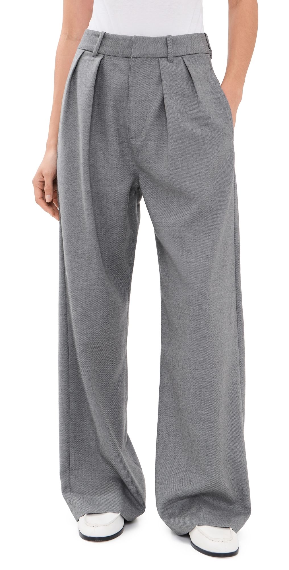 Citizens of Humanity Ines Wool Trousers Gris 26