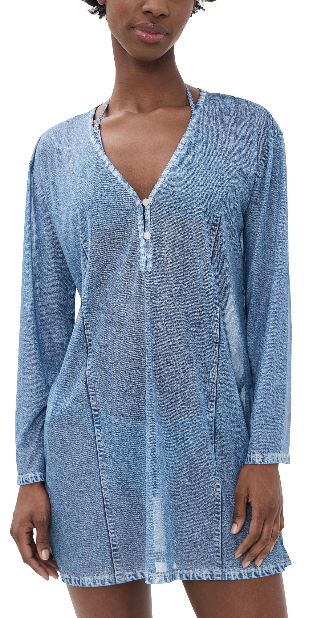 rag & bone Miramar Mesh Cover Up Dress Minetta S