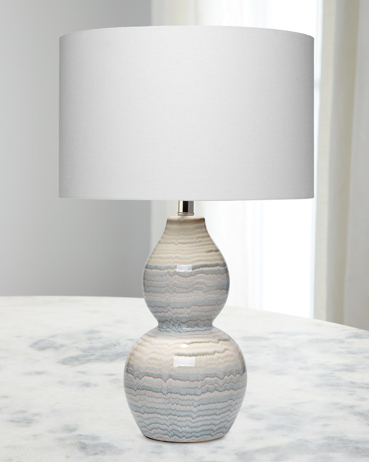 Catalina Wave 24.5" Table Lamp