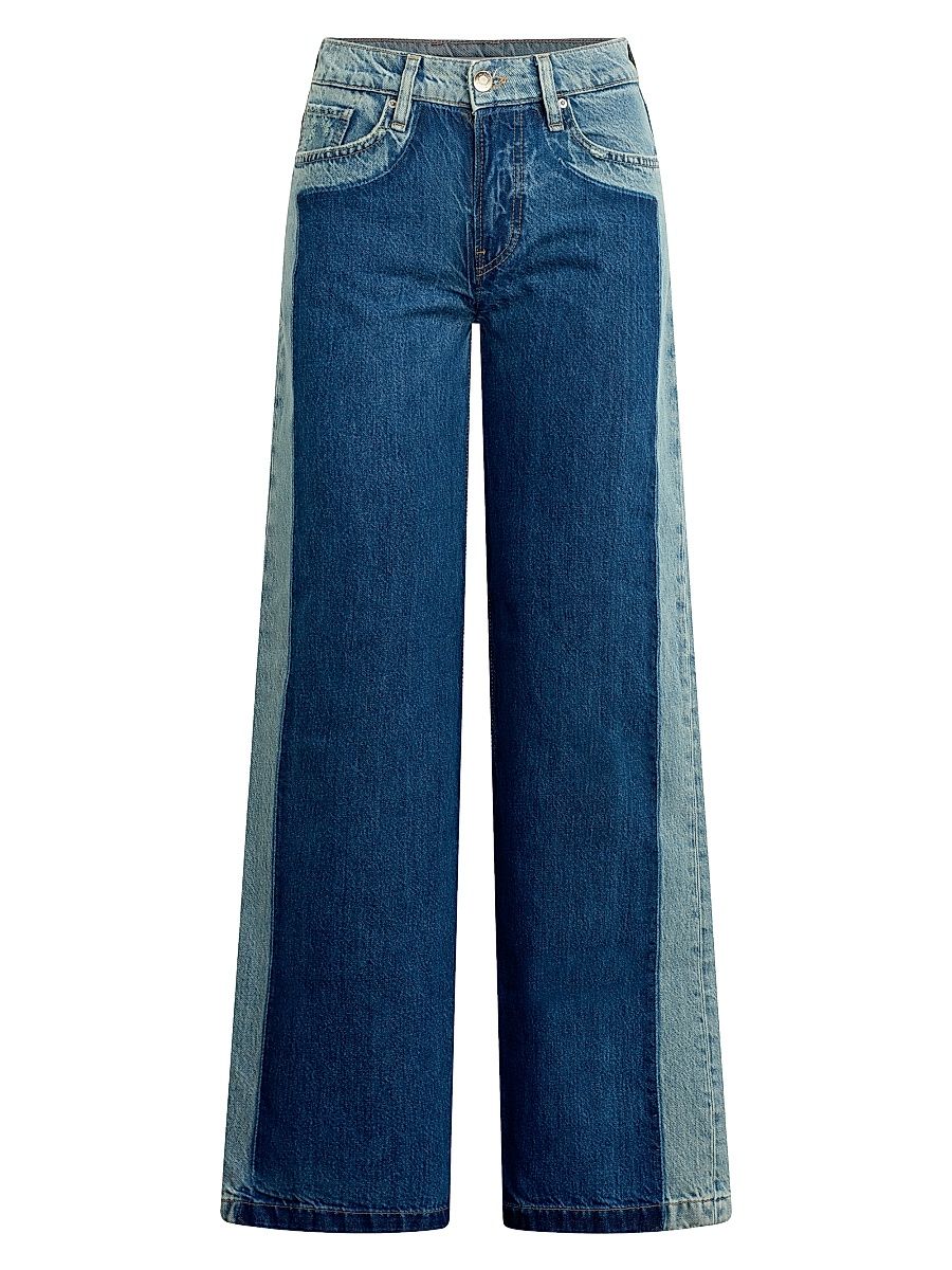 Women's Rylee Low-Rise Wide-Leg Jeans - Double Take - Size 23