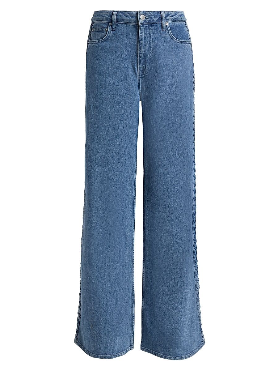 Women's Booker Braided Relaxed-Fit Jeans - Bondi - Size 26