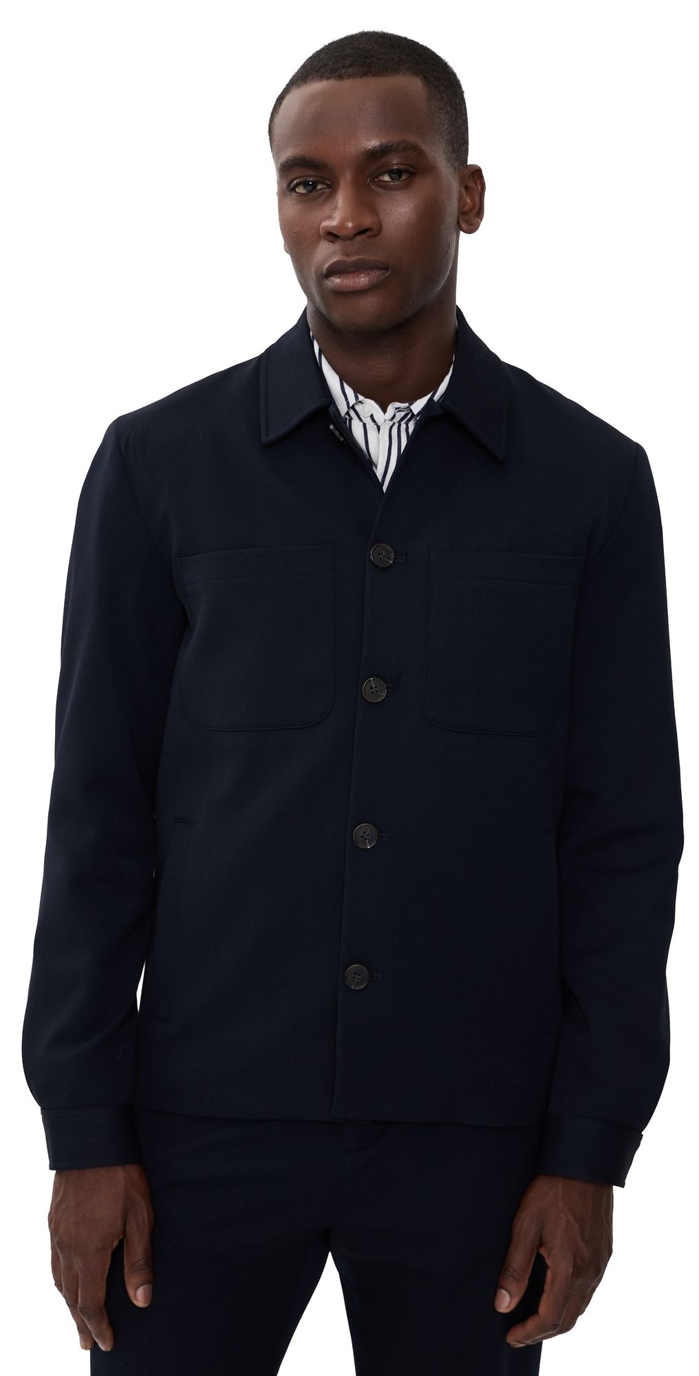 Les Deux Marseille Hybrid Jacket NAVY M