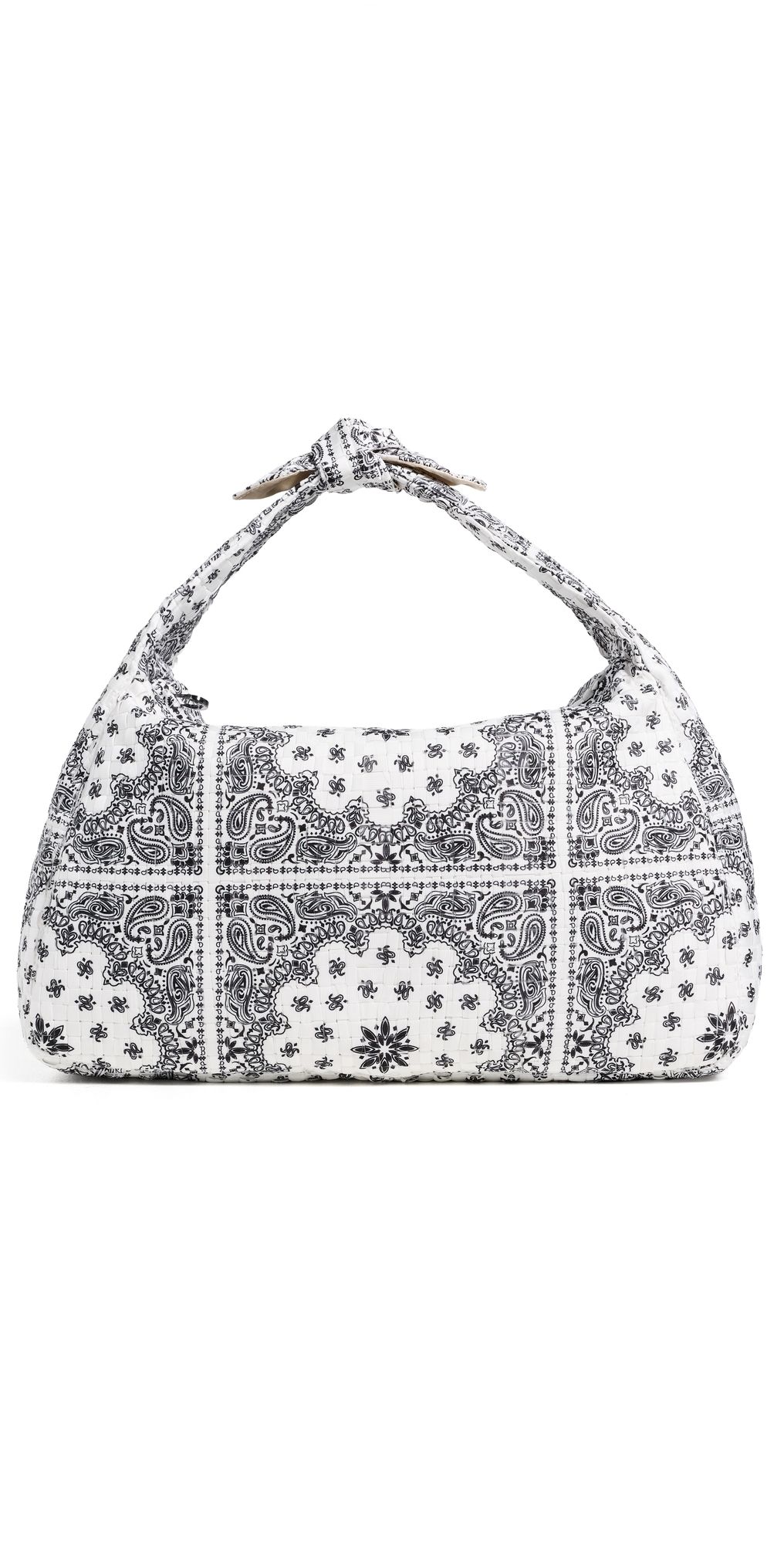 Maria La Rosa Bandana Bound Bag White One Size