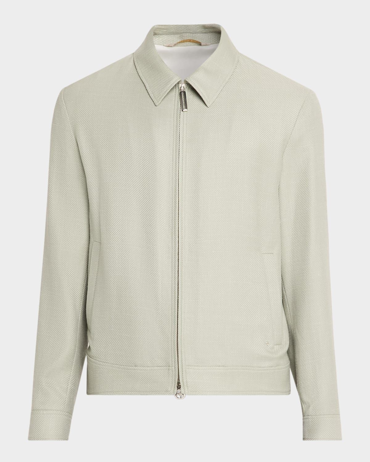 Men & apos;s Textured Cashmere-Blend Zip Jacket
