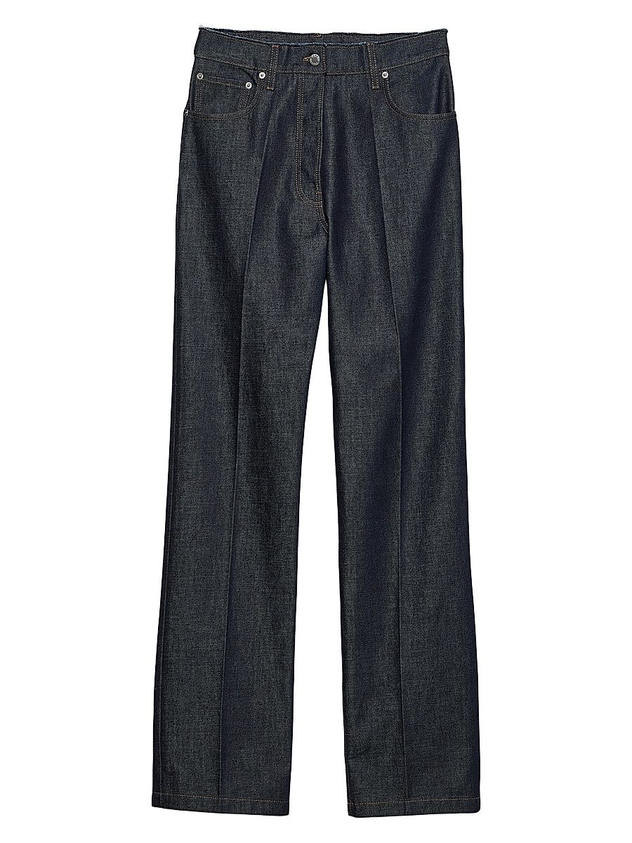 Women's Five-Pocket Denim Jeans - Dark Blue - Size 26