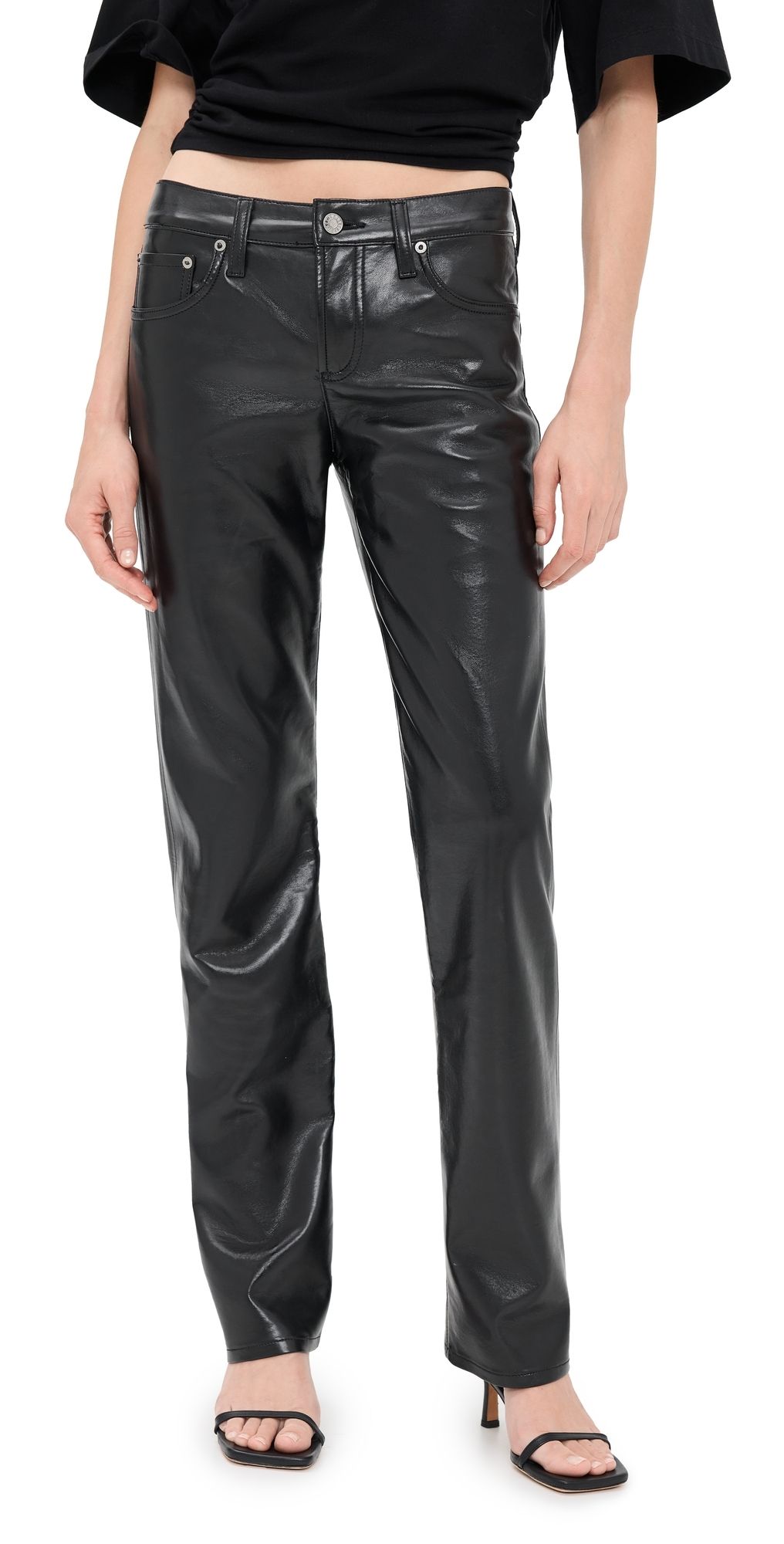 AGOLDE Recycled Leather Slim Jeans Detox 24