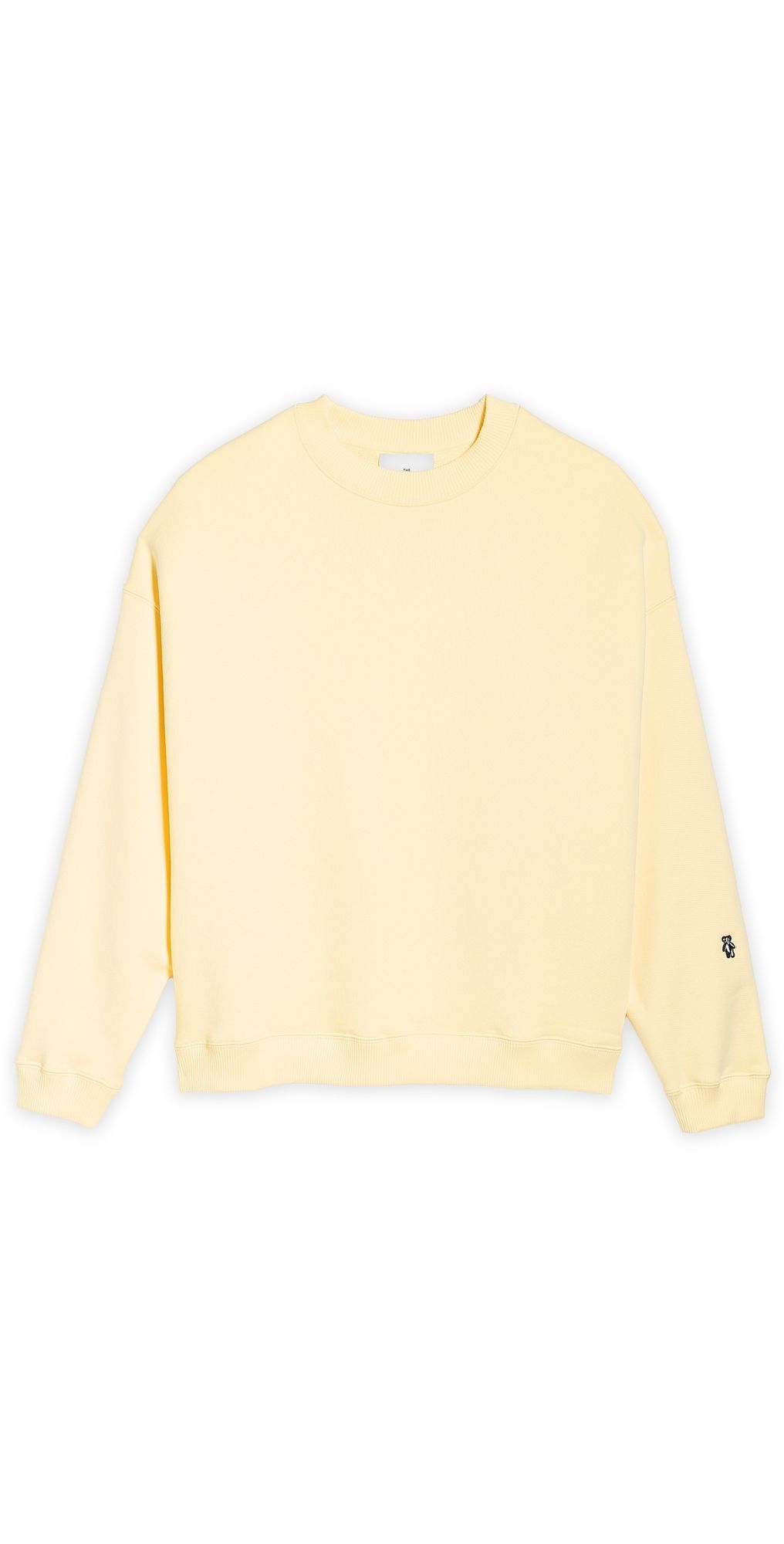 The Elder Statesman Unisex Coast Oversized Crew Butter M