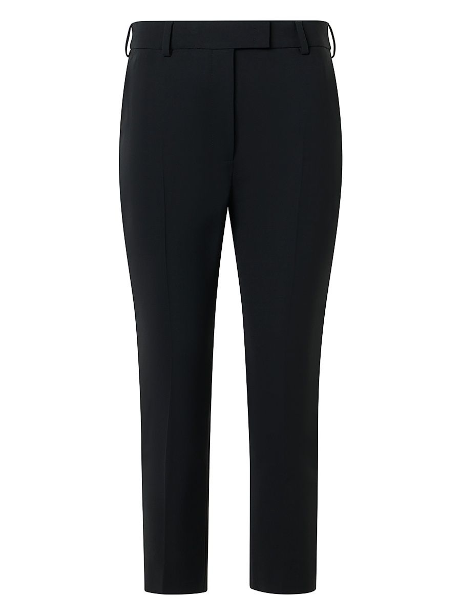 Women's Flavi Wool-Blend Capri Pants - Black - Size 12