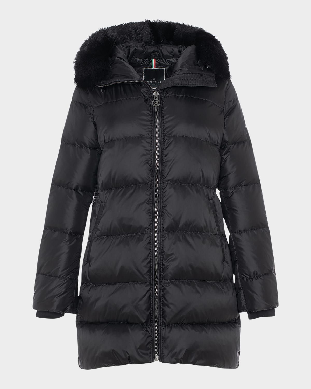 Apres-Ski Jacket With Detachable Toscana Lamb Hood Trim