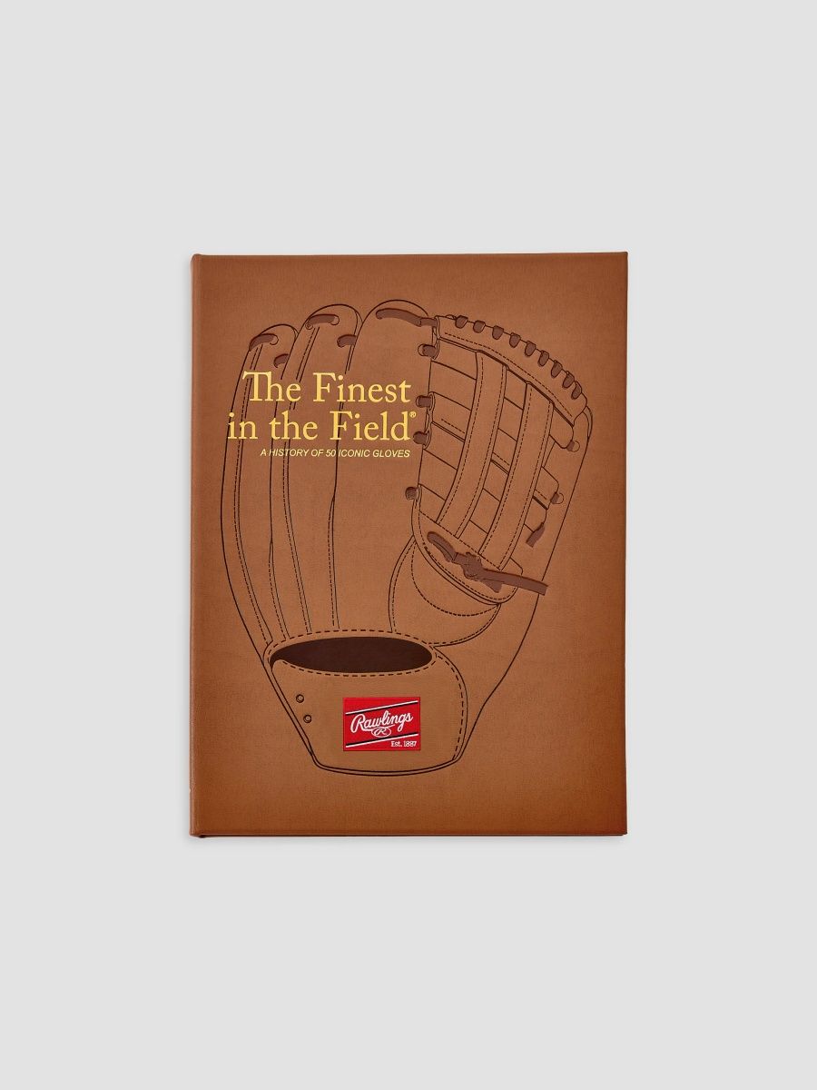 Graphic Image "The Finest In The Field: A History Of 50 Iconic Gloves" Leather-Bound Hardcover Book