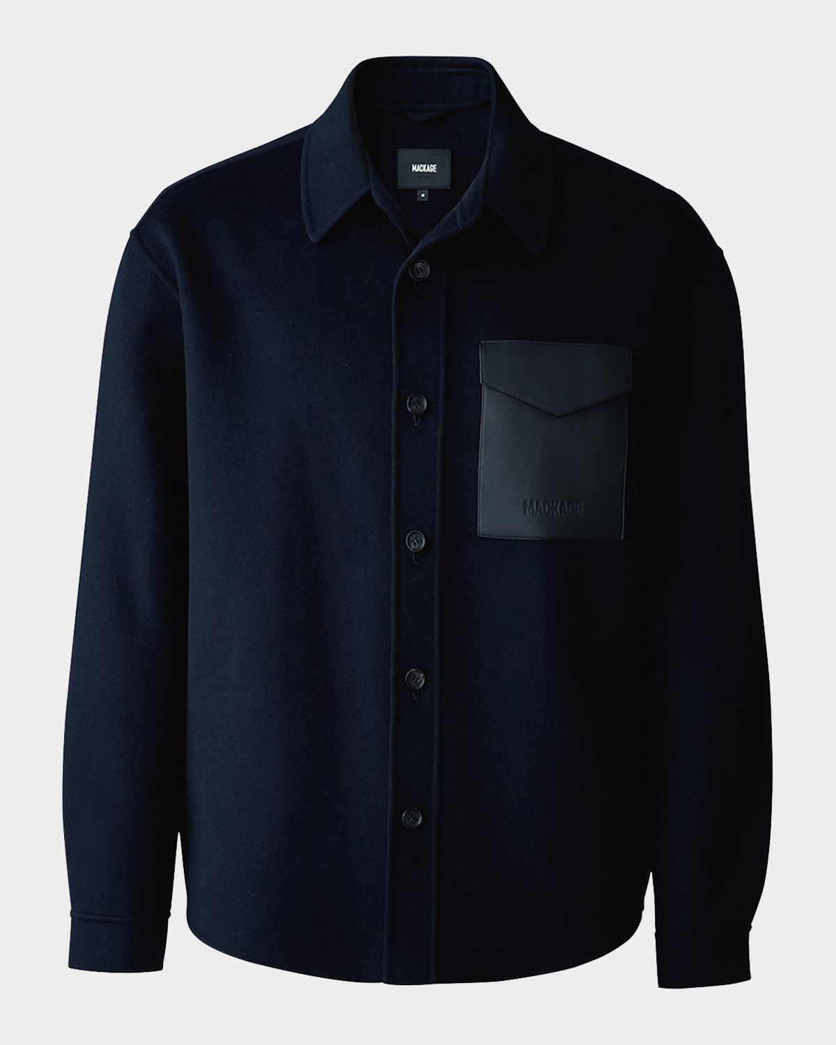 Men & apos;s Emmanuel Double-Face Wool Overshirt