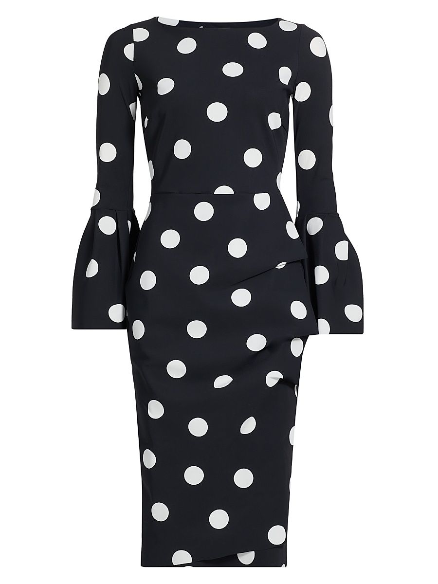 Women's Addax Polka Dot Cocktail Dress - New Polka Dot - Size 18