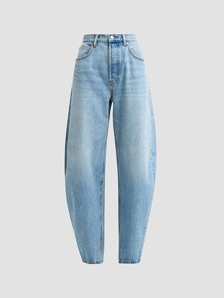 Women's Crystal Hotfix Pocket Blowup Jeans - Vintage Light Indigo - Size 26