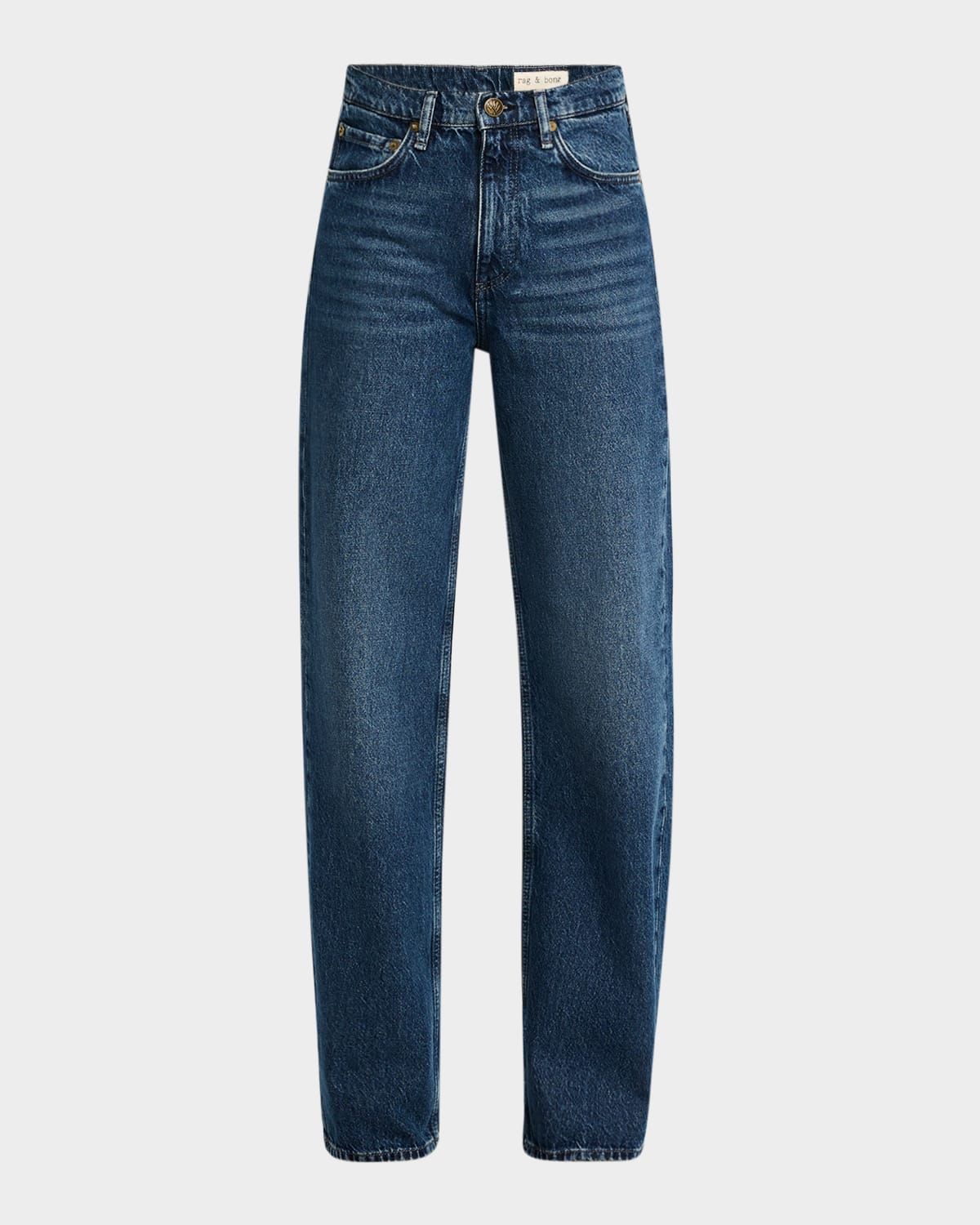 Shea High-Rise Relaxed Straight Jeans