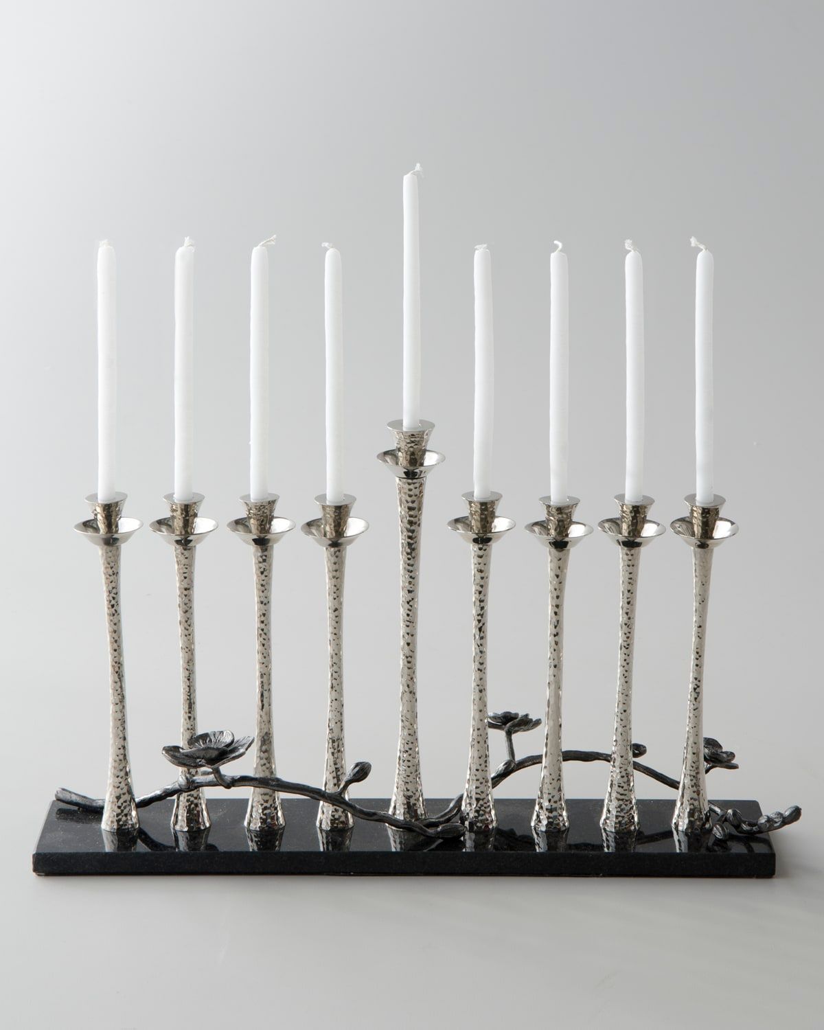 Black Orchid Menorah