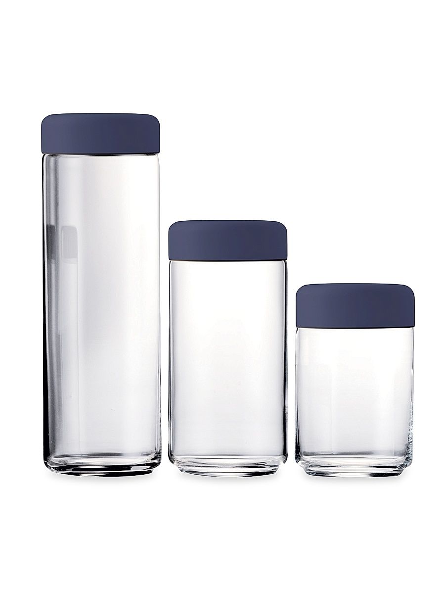 Atmosfera Urano 3-Piece Canisters Set - Ocher