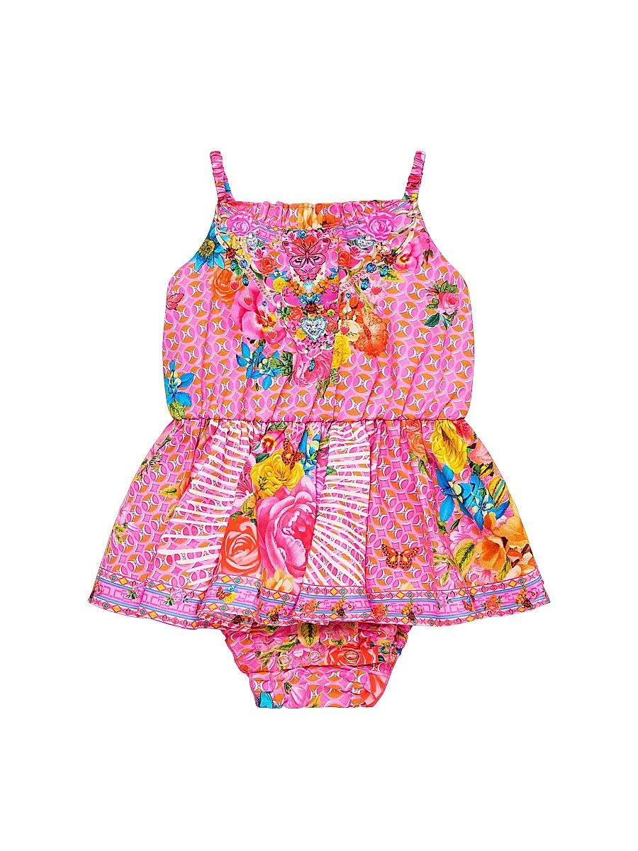 Baby Girl's & Little Girl's Illustration Nation Frill Jump Dress - Illustration Nation - Size 2
