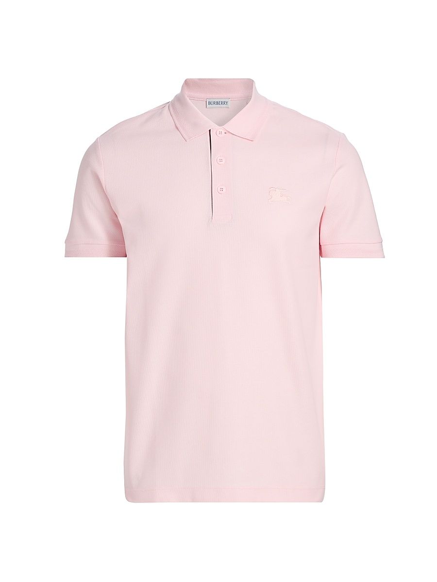 Men's Eddie EKD Cotton Polo Shirt - Mallow Pink - Size XXL