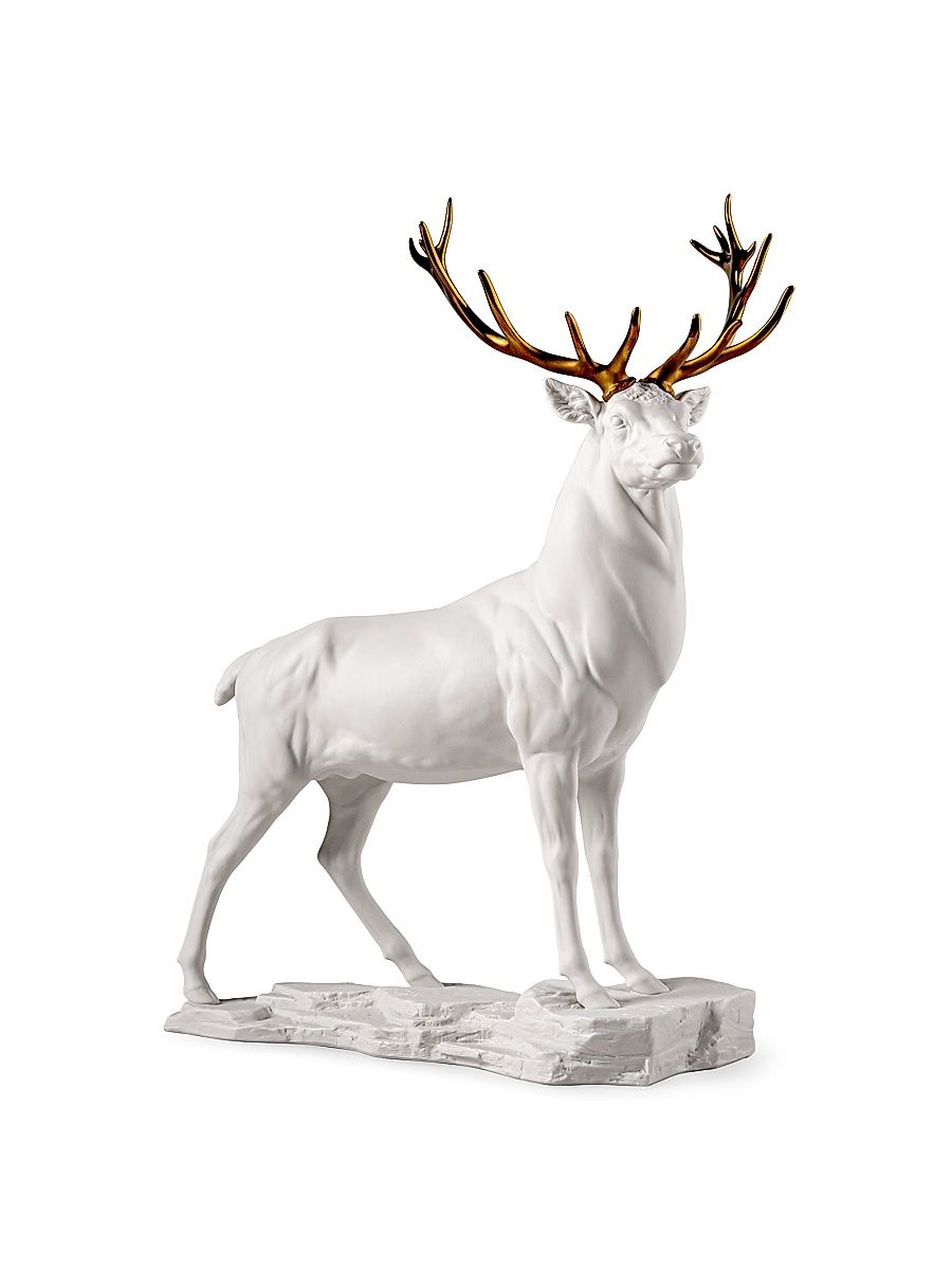 Wild Soul Deer Porcelain Figurine