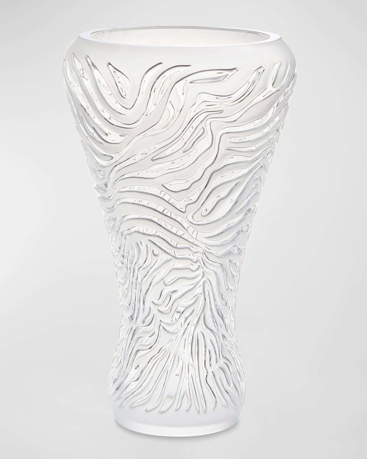 Zebre Vase, Satin Finish