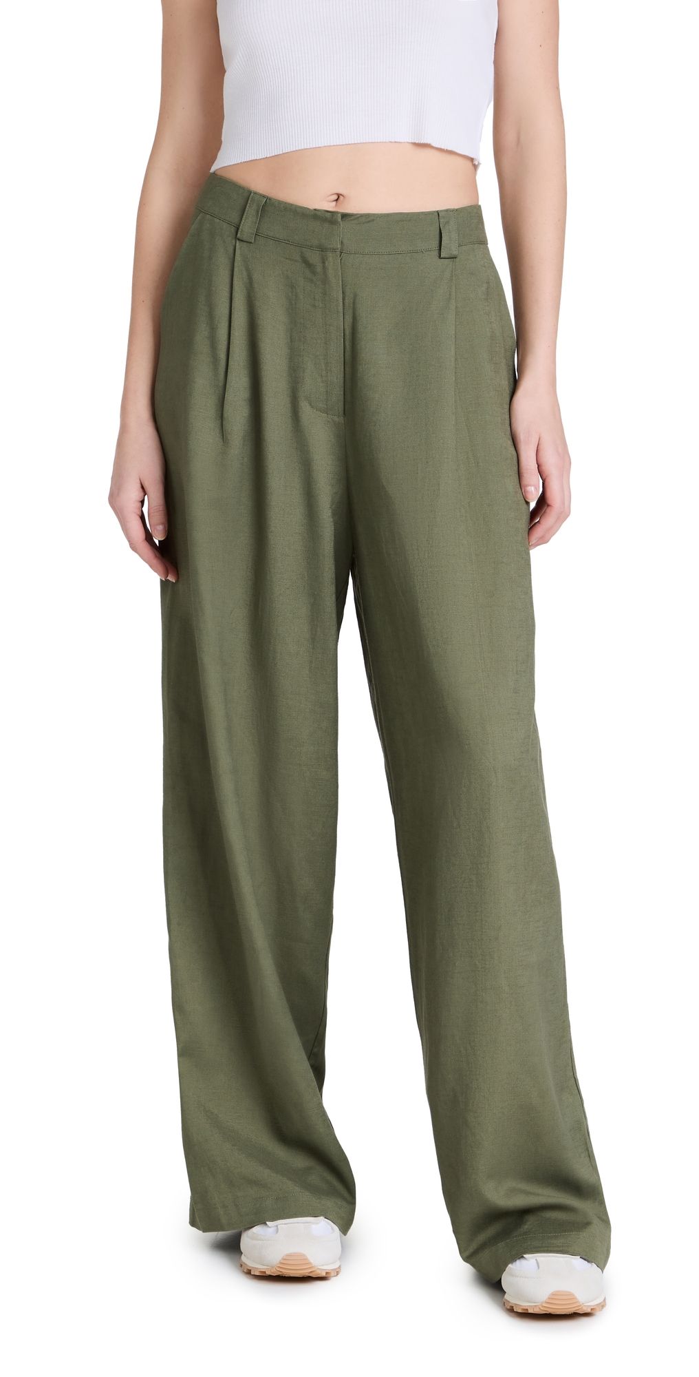 Lioness La Quinta Pants Khaki XXS