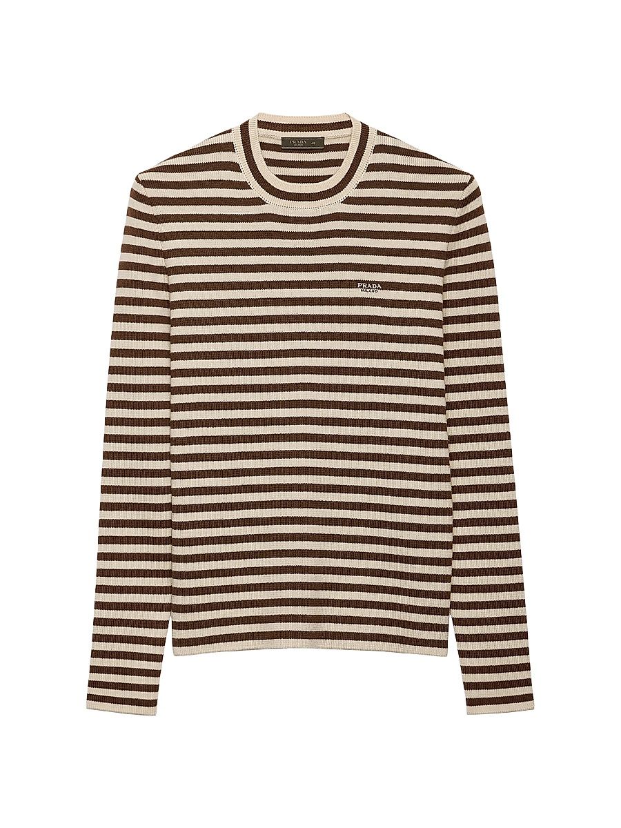 Men's Superfine Wool Crewneck Sweater - Yellow - Size 48