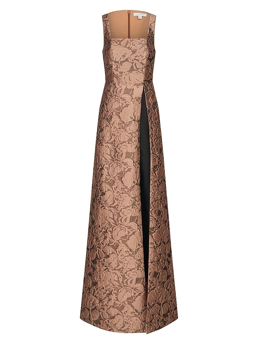 Women's Emerson Jacquard Walk-Through Jumpsuit - Fall Gold - Size 16