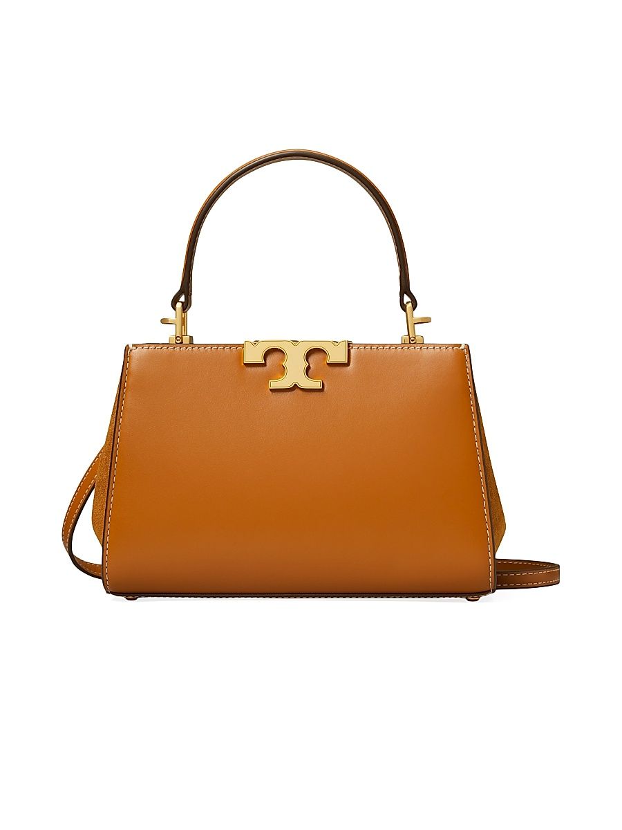 Women's Mini Eleanor Leather Top Handle Bag - Whiskey