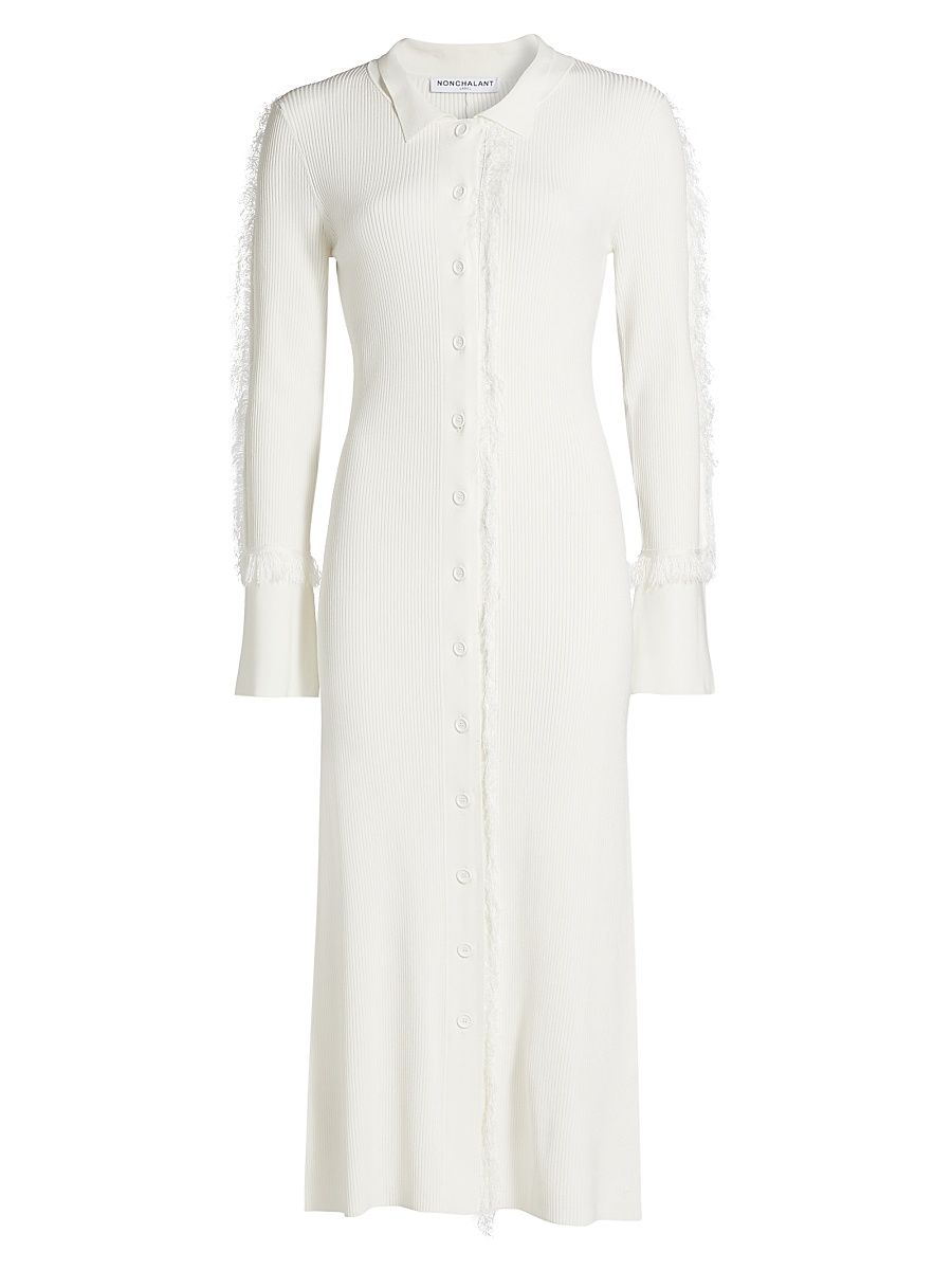 Women's Willow Knit Body-Con Dress - Ivory - Size Large