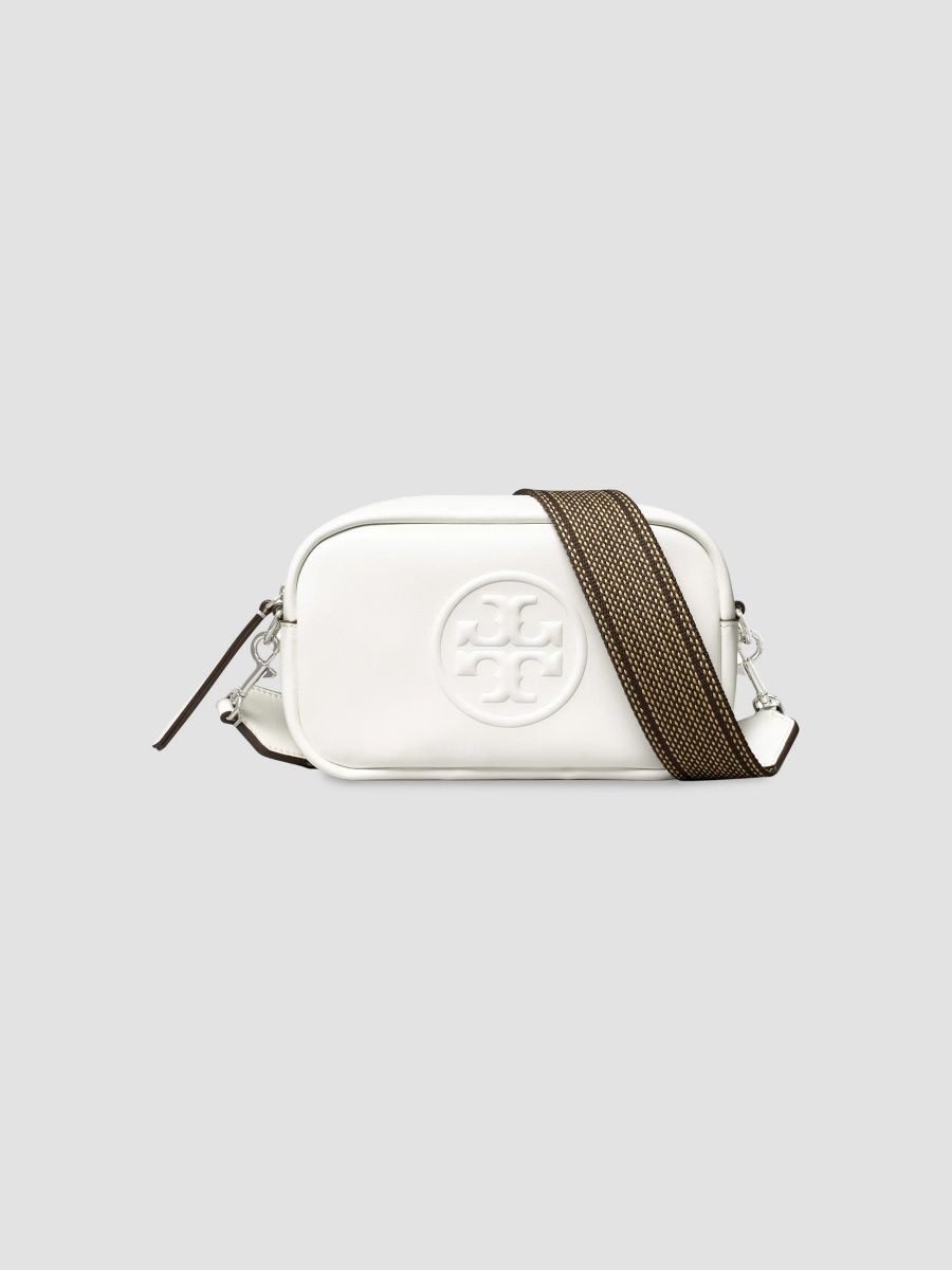 Tory Burch Women's Miller Mini Logo Crossbody Bag - Bianco
