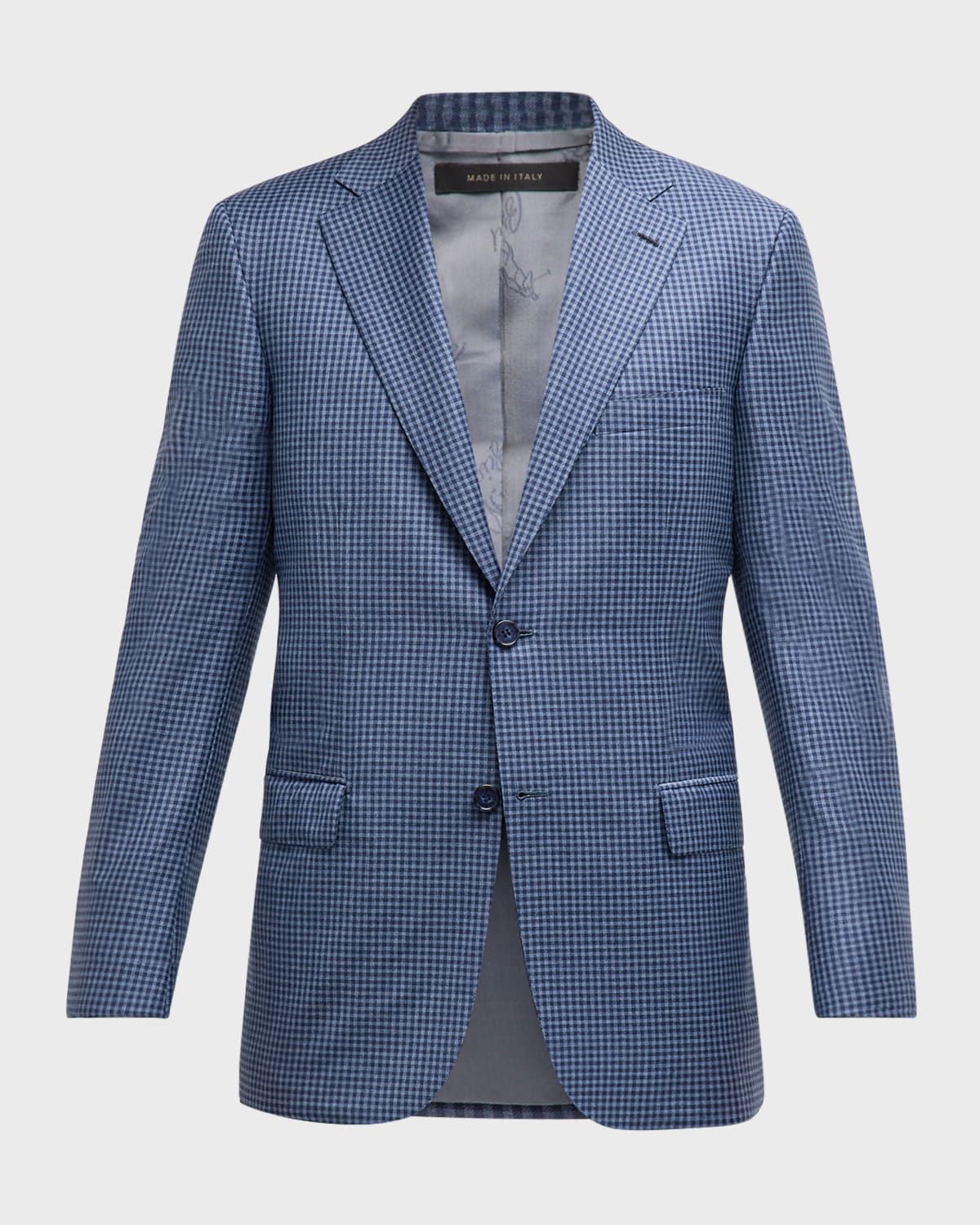 Men & apos;s Gingham Check Sport Coat