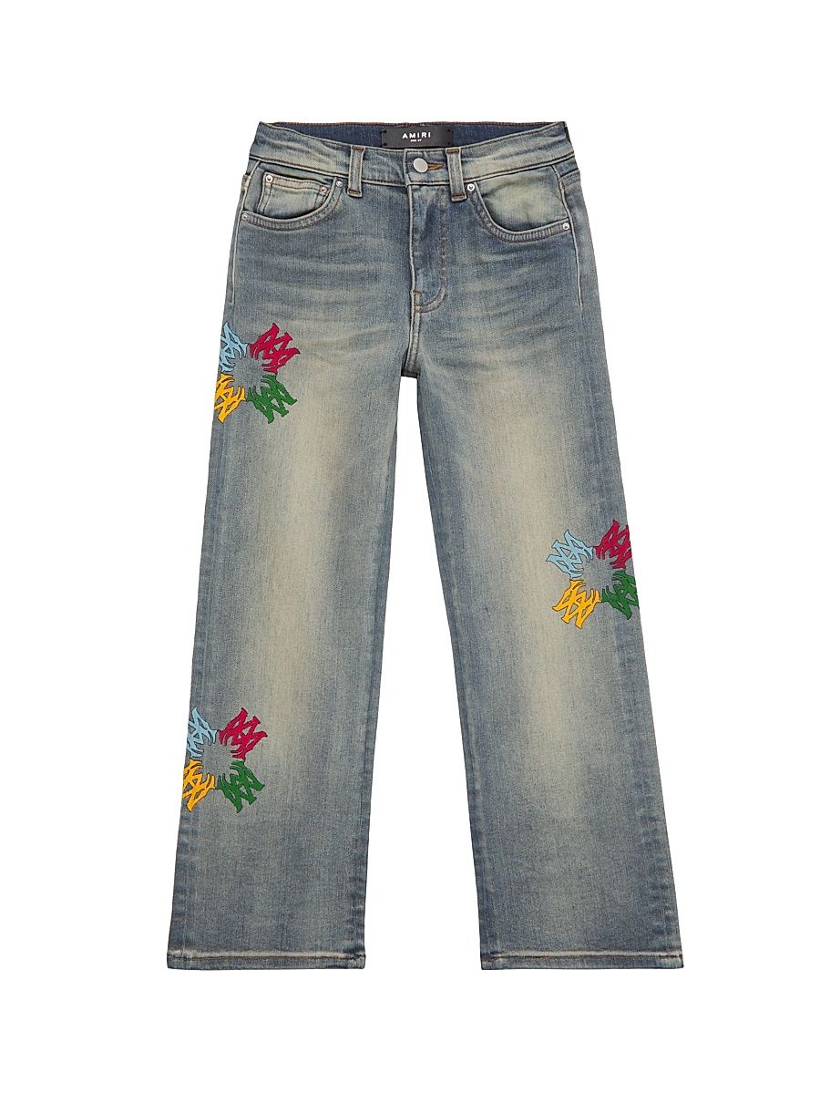 Little Boy's & Boy's Quad Scribble Jeans - Antique Indigo - Size 8