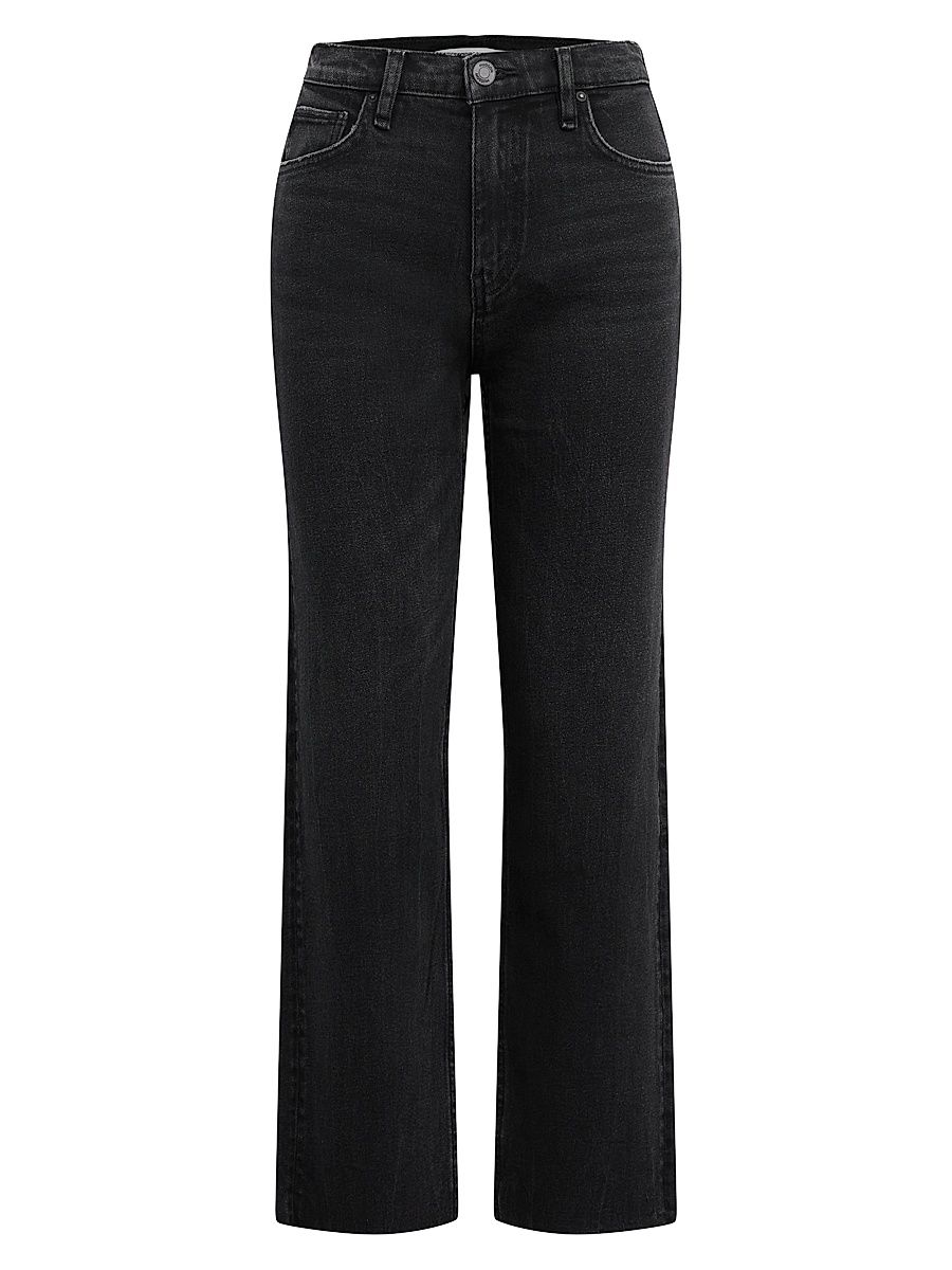 Women's Remi High-Rise Straight-Leg Jeans - Fade To Black - Size 30