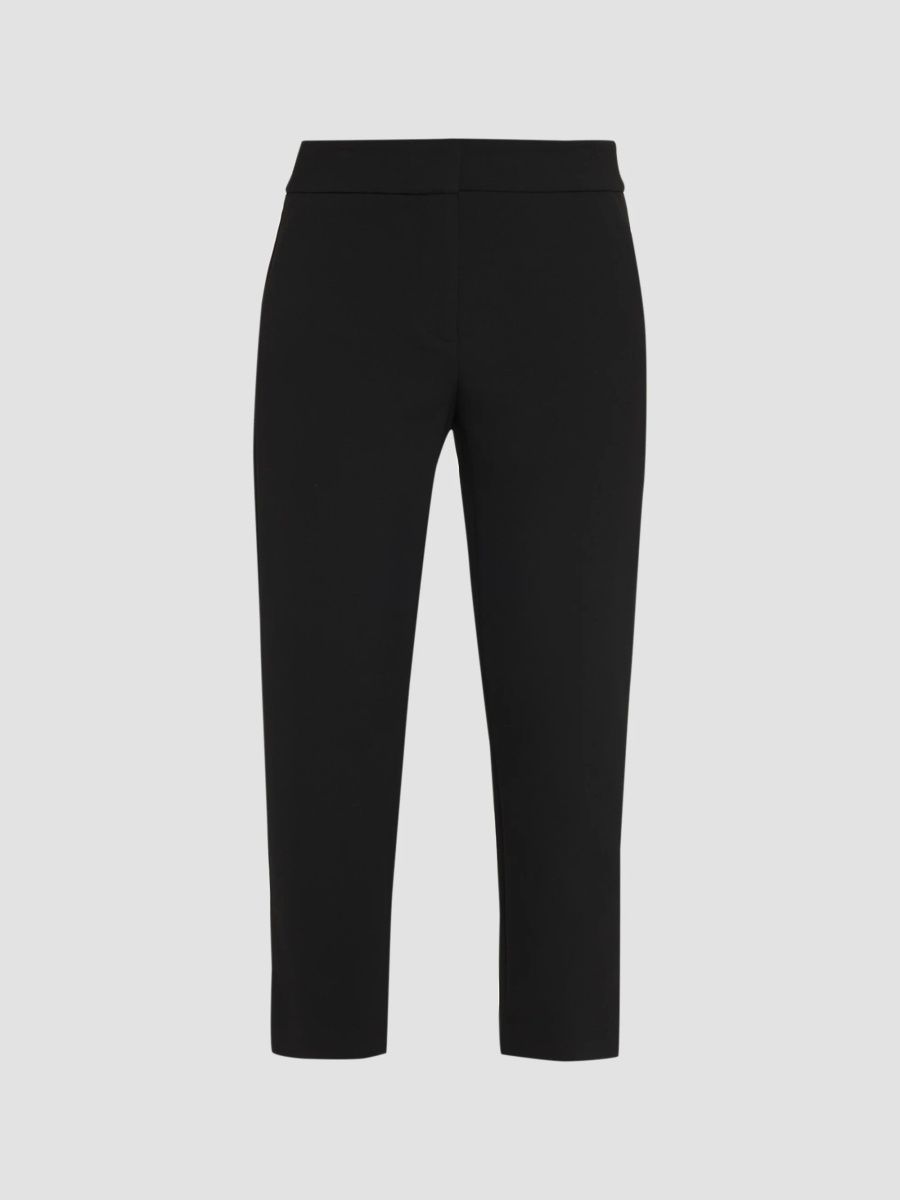 Veronica Beard Women's Renzo Crop Cigarette Pants - Black - Size 00