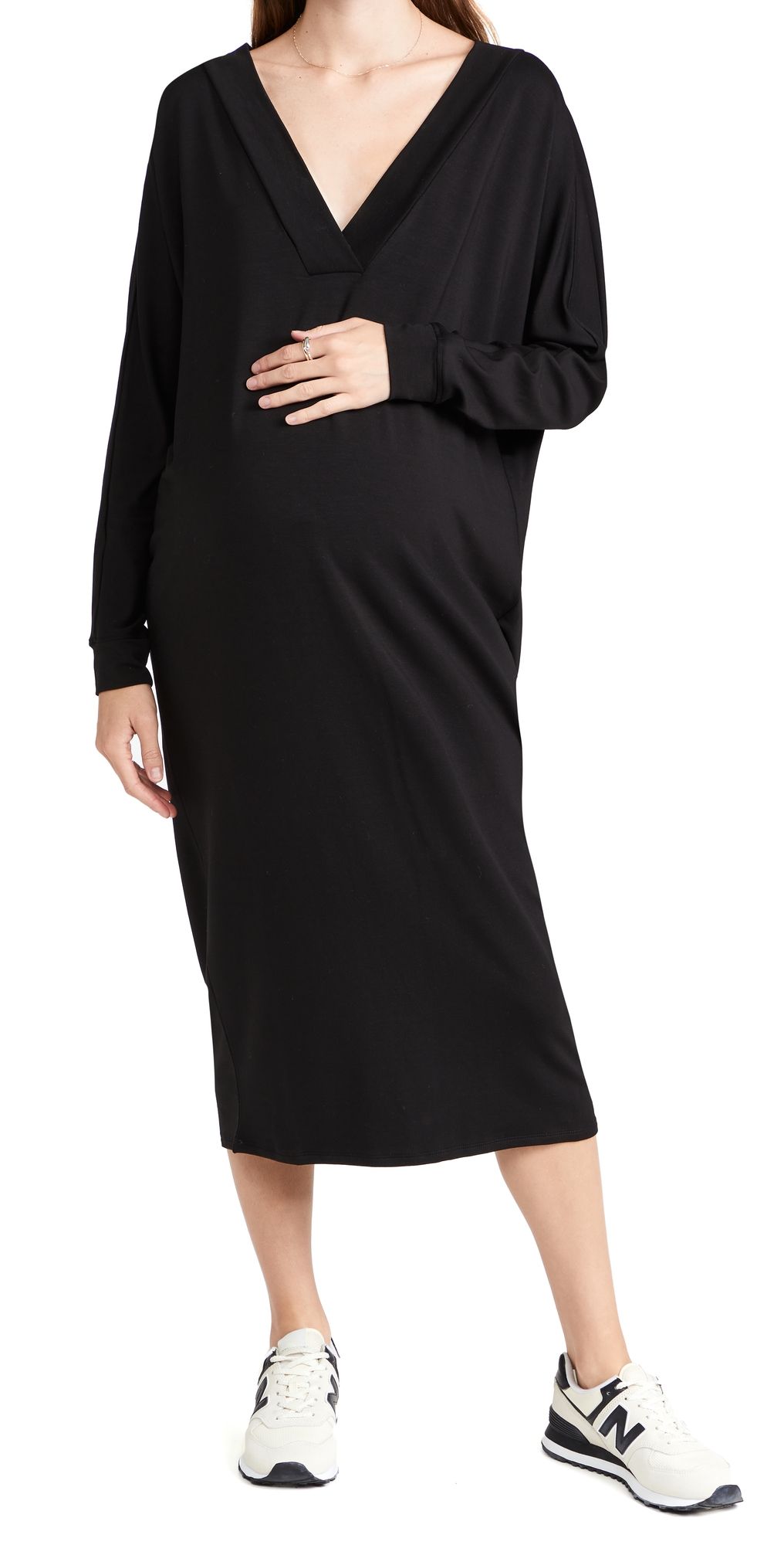 HATCH The Visitor Dress Black One Size