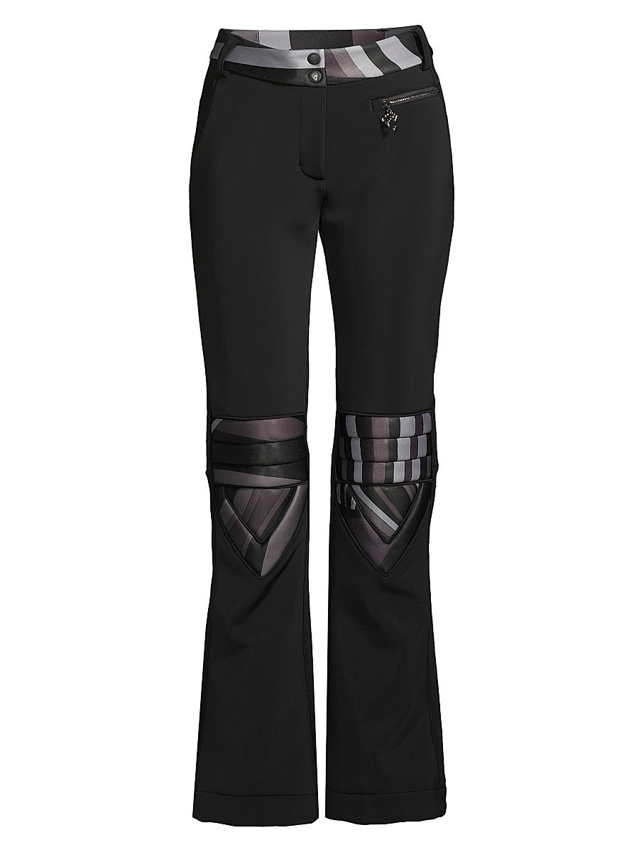 Women's Pucci x Fusalp Marina Flared Pants - Grey Pink - Size 8