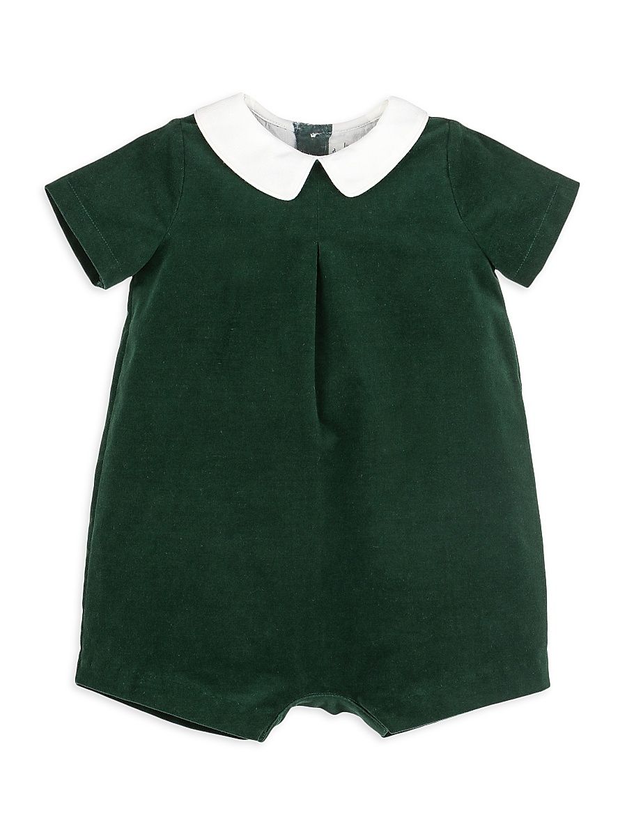 Baby Boy's Cotton-Blend Romper - Green - Size 6 Months