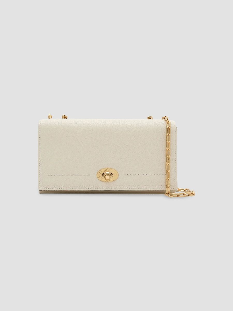 Burberry Women's Cotswolds Mini Leather Shoulder Bag - Soap