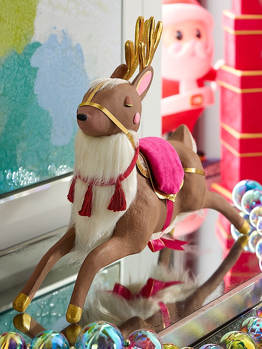 Papa Noel's Reindeer Tabletop Decor
