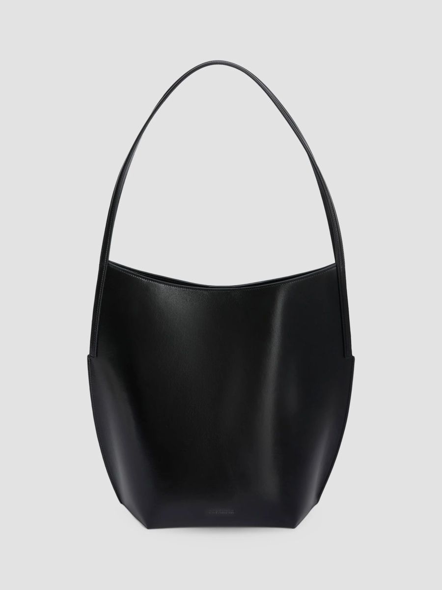 Jil Sander Women's Kante Leather Tote Bag - Black